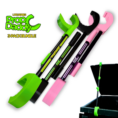 PropDaddy Lite Series Bundles - 1 Black/Neon Green, 1 Green/Black, 1 Black/Pink